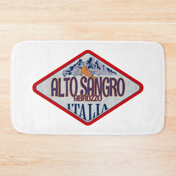 Item preview, Alto Sangro, Abruzzo, L’Aquila, Italy, Italia, Vintage skiing badge design designed and sold by Wanderful-roads.