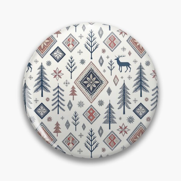 Item preview, Nordic Folk Marks | Scandinavian Embroidery Art designed and sold by Shuga-Design.
