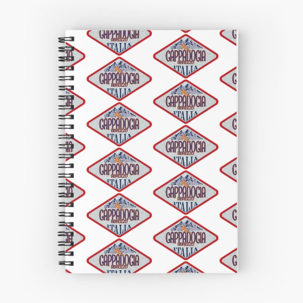 Item preview, Cappadocia, Abruzzo, L’Aquila, Italy, Italia, Vintage skiing badge design designed and sold by Wanderful-roads.