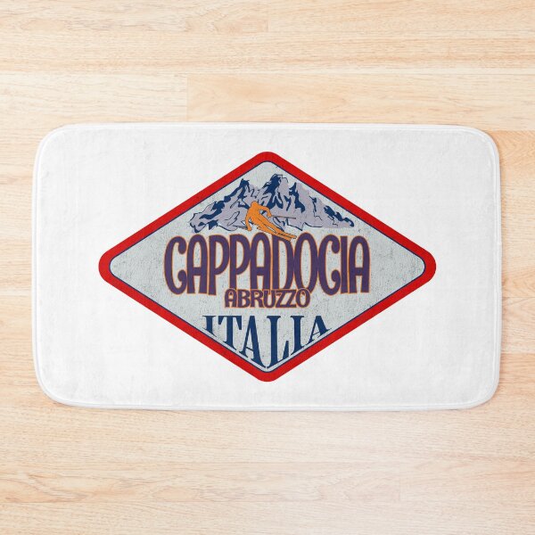 Item preview, Cappadocia, Abruzzo, L’Aquila, Italy, Italia, Vintage skiing badge design designed and sold by Wanderful-roads.