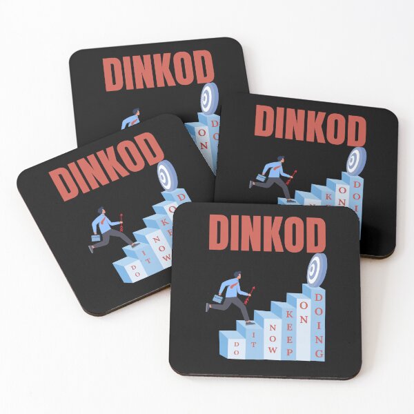 Item preview, DINKOD – Do It Now, Keep On Doing | Discipline & Success Mindset designed and sold by rebuZZ-Apparels-The Minimalistic Buzz.