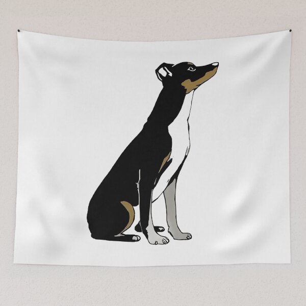 Item preview, Black And White Dog modern pet art design designed and sold by Uglyandcute.
