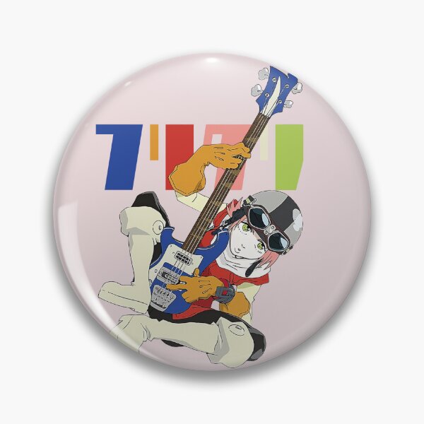Item preview, FLCL Haruko + Logotipo designed and sold by Fire TheMann.