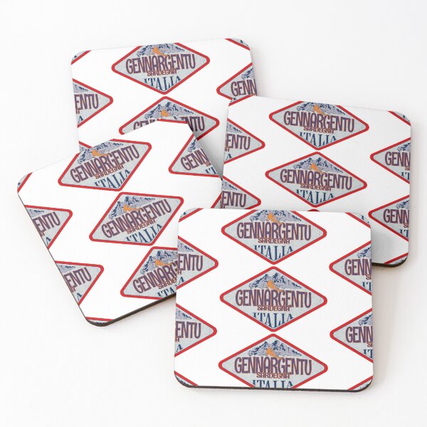 Item preview, Gennargentu, Sardegna, Nuoro, Italy, Italia, Vintage skiing badge design designed and sold by Wanderful-roads.
