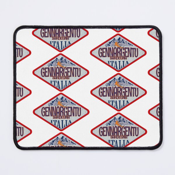 Item preview, Gennargentu, Sardegna, Nuoro, Italy, Italia, Vintage skiing badge design designed and sold by Wanderful-roads.