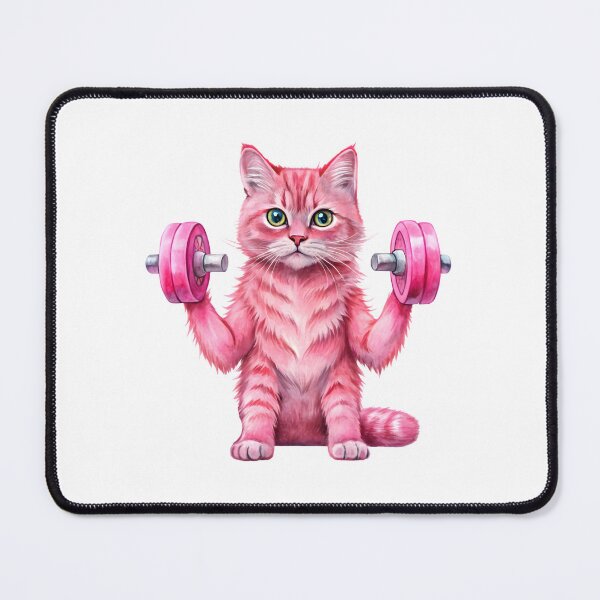 Item preview, Gym Cat designed and sold by trendspatterns.