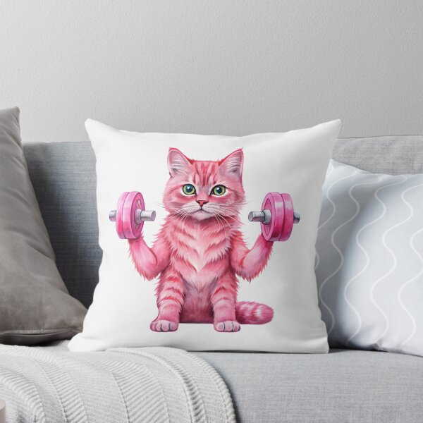 Item preview, Gym Cat designed and sold by trendspatterns.