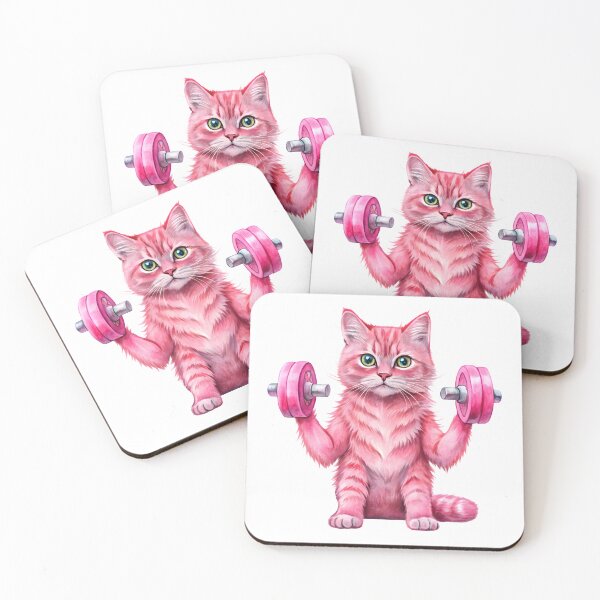 Item preview, Gym Cat designed and sold by trendspatterns.