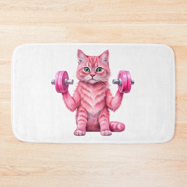 Item preview, Gym Cat designed and sold by trendspatterns.
