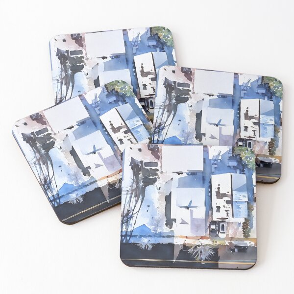 Item preview, Patchwork of Snow and Ice designed and sold by RCWatercolours.