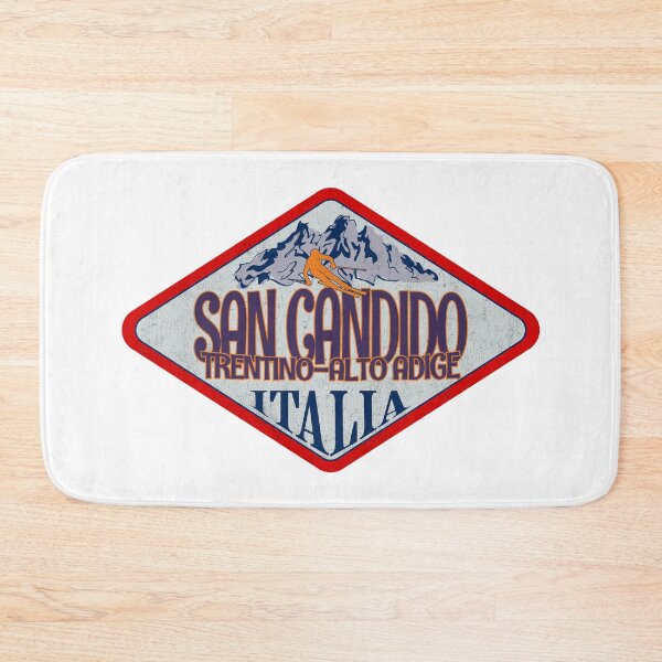Item preview, San Candido, Trentino-Alto Adige, Bolzano, Italy, Italia, Vintage skiing badge design designed and sold by Wanderful-roads.