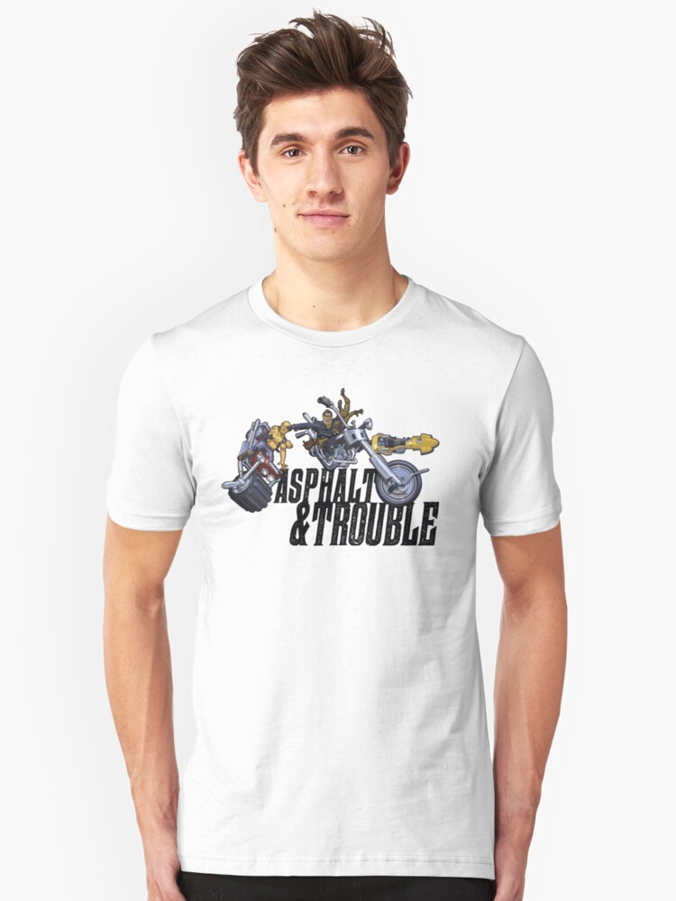 Alternate view of Asphalt & Trouble - Light Slim Fit T-Shirt
