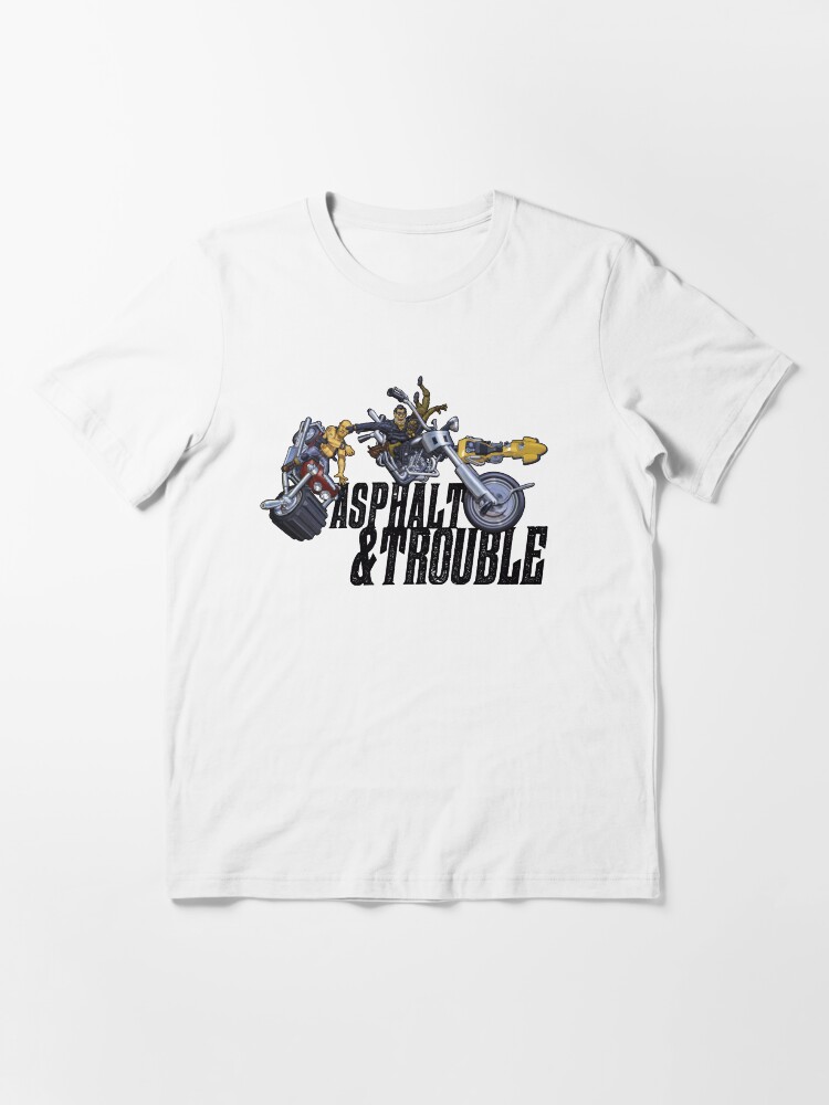 Alternate view of Asphalt & Trouble - Light Essential T-Shirt