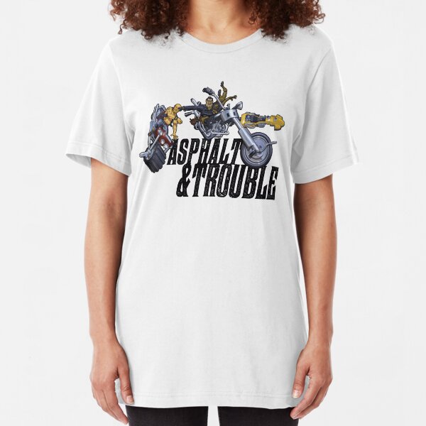 Asphalt & Trouble - Light Slim Fit T-Shirt