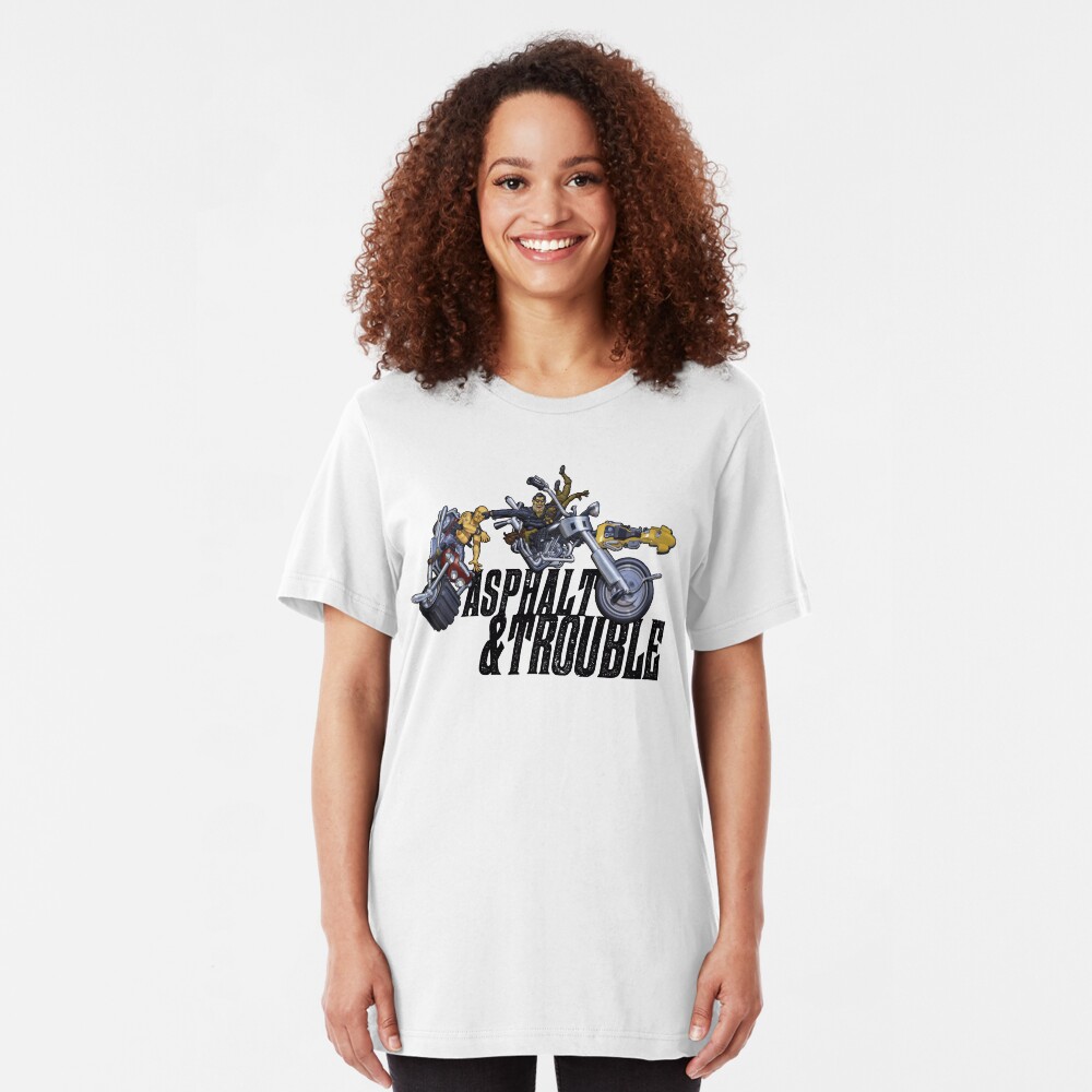 Asphalt & Trouble - Light Slim Fit T-Shirt
