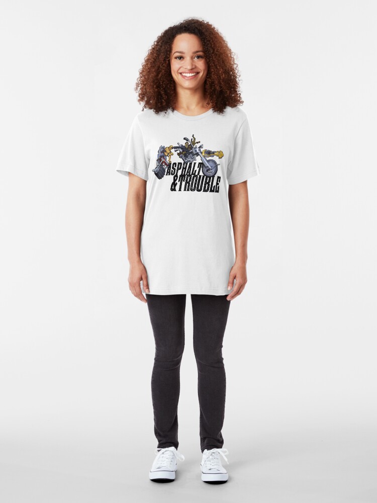 Alternate view of Asphalt & Trouble - Light Slim Fit T-Shirt