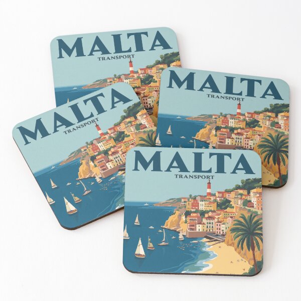 Item preview, Malta Travel Poster designed and sold by CaliforniaDi.