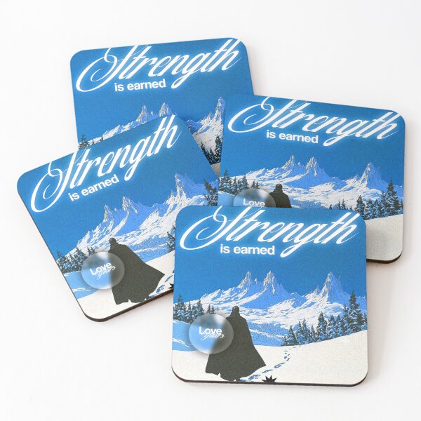 Item preview, Strength Is Earned – Minimal Motivation Quote designed and sold by Terrero.