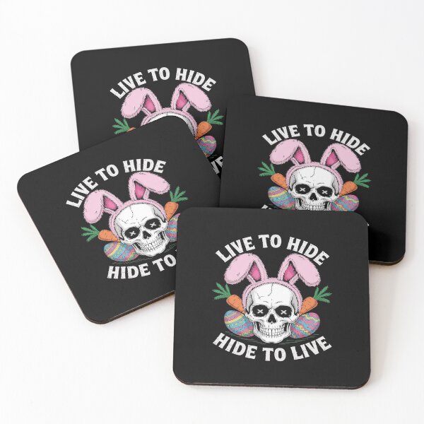 Item preview, Live to Hide, Hide To Live Biker Bunny Easter  designed and sold by AquaKiev.
