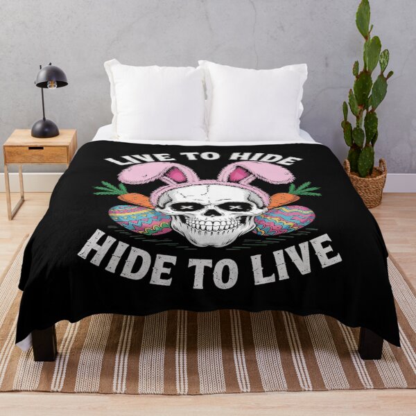 Item preview, Live to Hide, Hide To Live Biker Bunny Easter designed and sold by AquaKiev.