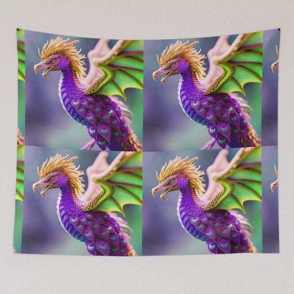 Item preview, Amethyst Brooding Phoenix Dragonling designed and sold by Oceandiana.