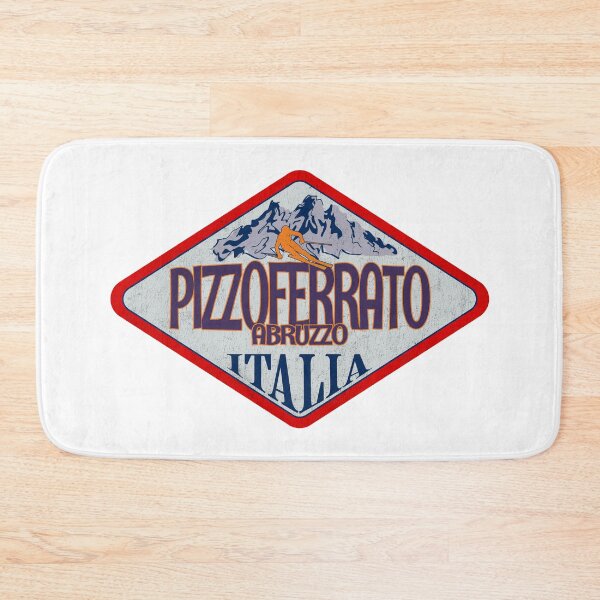 Item preview, Pizzoferrato, Abruzzo, Chieti, Italy, Italia, Vintage skiing badge design designed and sold by Wanderful-roads.