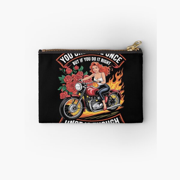 Item preview, Only Live Once Do Right Once Enough Motorcycle Biker  designed and sold by AquaKiev.