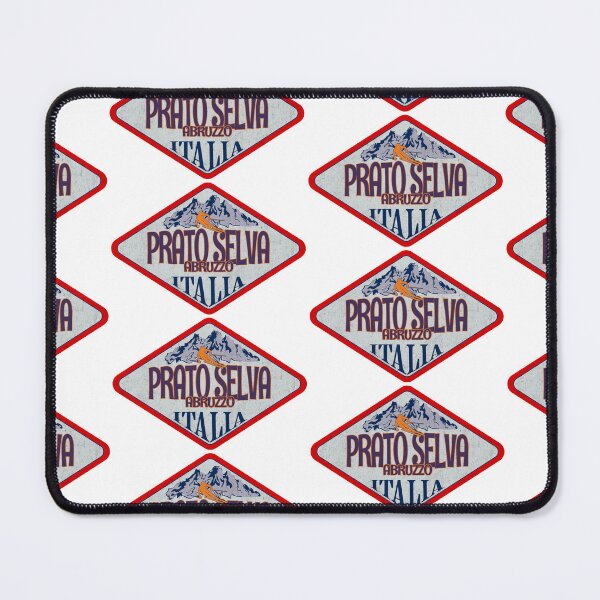 Item preview, Prato Selva, Abruzzo, Teramo, Italy, Italia, Vintage skiing badge design designed and sold by Wanderful-roads.