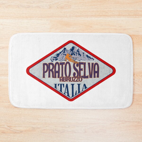 Item preview, Prato Selva, Abruzzo, Teramo, Italy, Italia, Vintage skiing badge design designed and sold by Wanderful-roads.