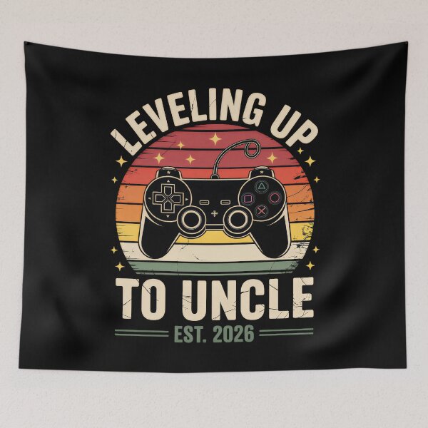 Item preview, Leveled Up to Uncle 2026 designed and sold by Blok45.