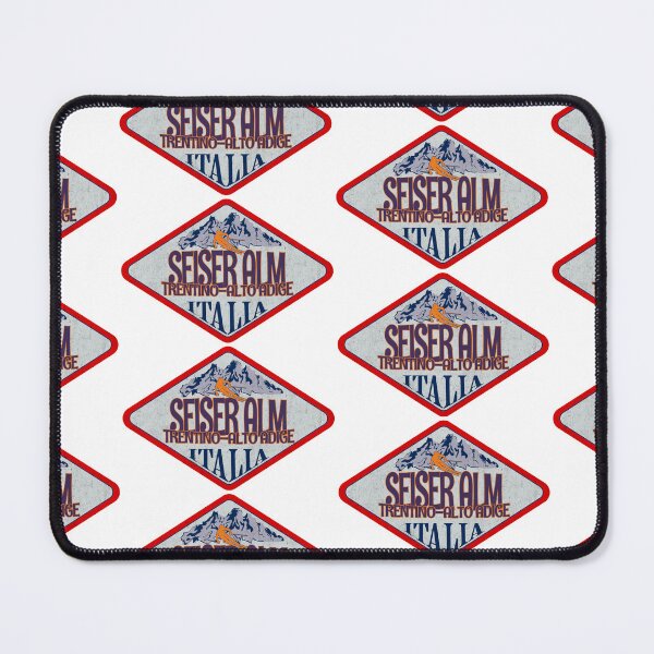 Item preview, Seiser Alm, Trentino-Alto Adige, Bolzano, Italy, Italia, Vintage skiing badge design designed and sold by Wanderful-roads.