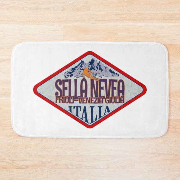 Item preview, Sella Nevea, Friuli-Venezia Giulia, Udine, Italy, Italia, Vintage skiing badge design designed and sold by Wanderful-roads.