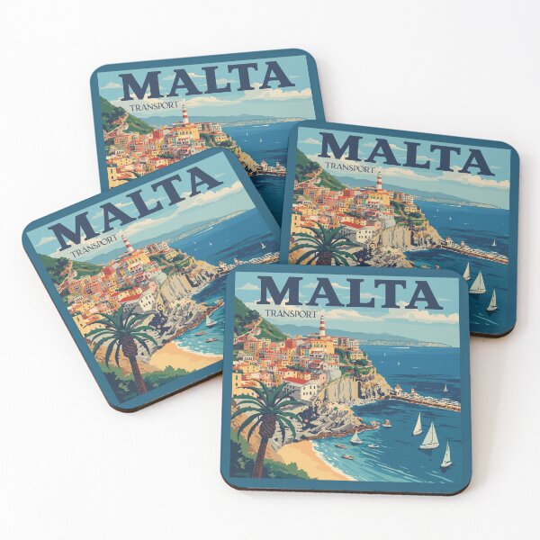 Item preview, Malta Travel Poster designed and sold by CaliforniaDi.