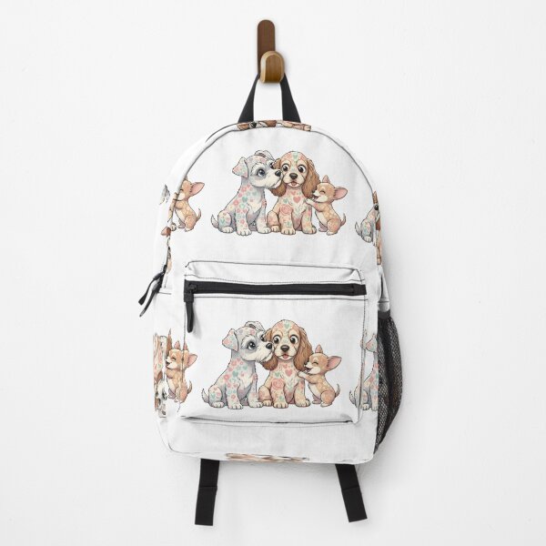 Item preview, Whimsical Floral Puppy Playgroup – Artistic Heart & Flower Pattern Puppies Graphic designed and sold by VibranPalette.