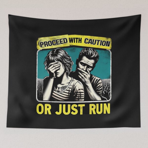 Item preview, Proceed With Caution Or Just Run (1) designed and sold by CorelyLucase.