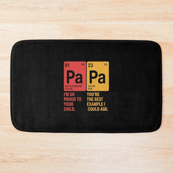Item preview, PAPA Fathers Day Men Men Elements Periodic Table2 designed and sold by SyntaxClaw.