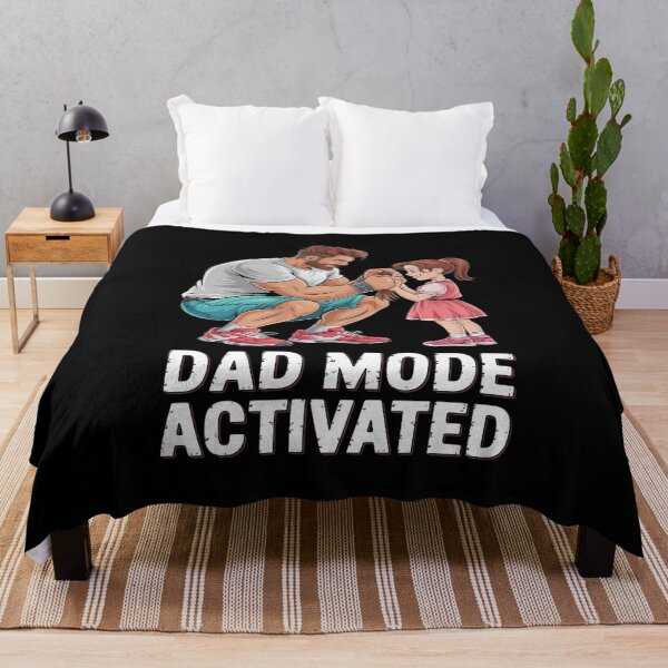 Item preview, Dad Mode Activated Fathers Day Gym Workout Bodybuilding Papa  designed and sold by MarryIsMonth.