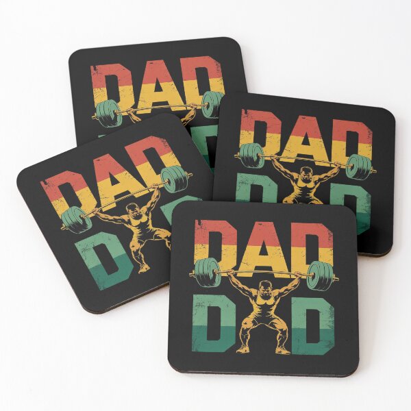 Item preview, Dad Weightlifter Gym Fathers Day  designed and sold by FadeOfThrone.