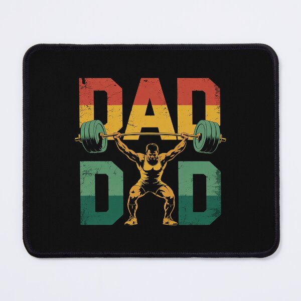 Item preview, Dad Weightlifter Gym Fathers Day designed and sold by FadeOfThrone.