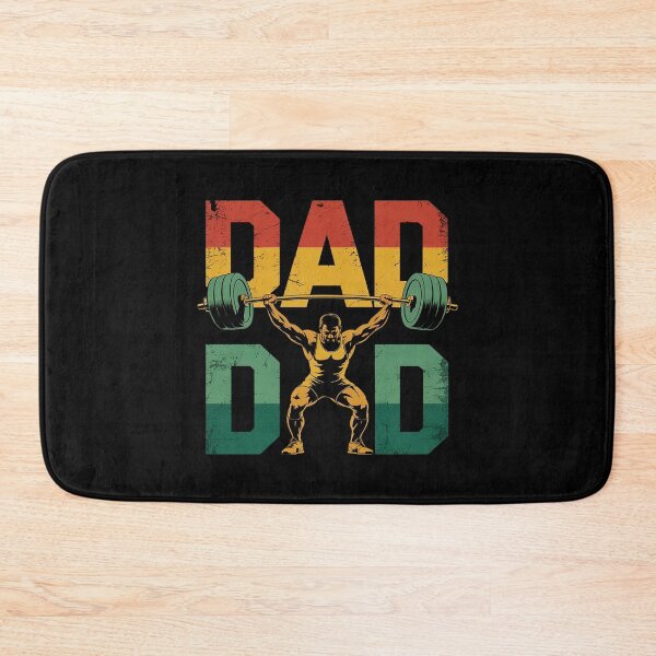 Item preview, Dad Weightlifter Gym Fathers Day  designed and sold by FadeOfThrone.