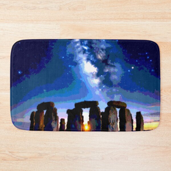 Item preview, stonehenge poster rough colorful abstract design designed and sold by SmashingDeals.