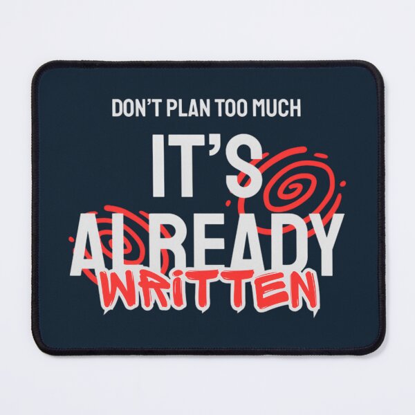 Item preview, It Is Already Written Motivational Typography Quote designed and sold by printverse.world.