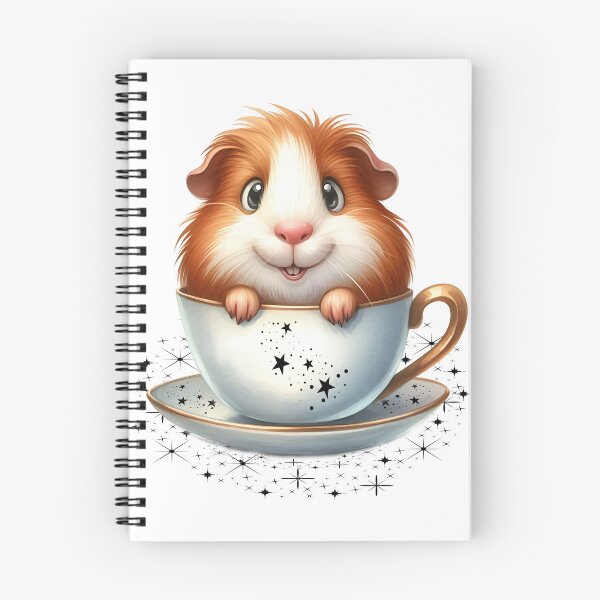 Item preview, Cute cheeky guinea pig in a teacup designed and sold by LoneAngel.