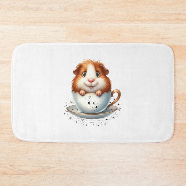Item preview, Cute cheeky guinea pig in a teacup designed and sold by LoneAngel.