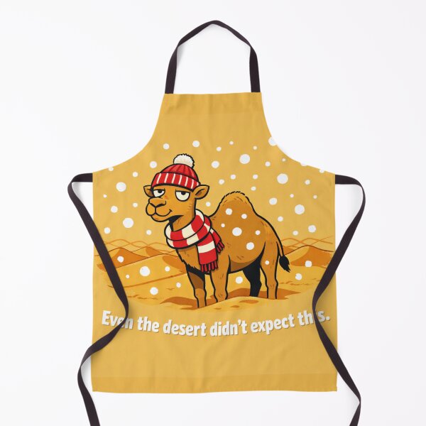 Artikelvorschau, Absurder Winterhumor: Kamelillustration entworfen und verkauft von Maverickystore.