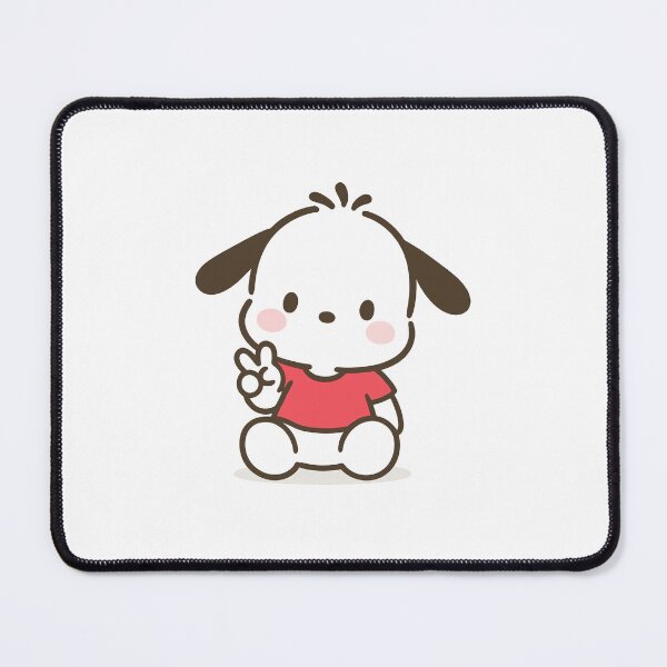 Item preview, Cute Pochacco Peace Sign Illustration Kawaii Cartoon Art designed and sold by timjgt.