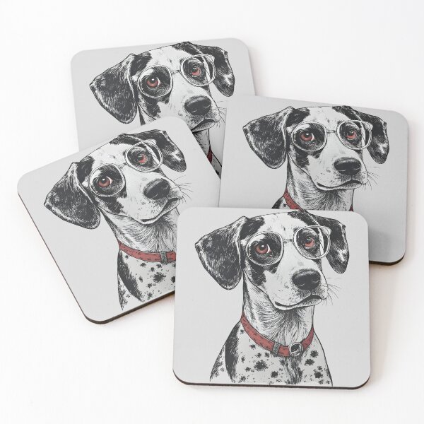 Item preview,  Black And White Dog – Quirky Dog Art Illustration designed and sold by Uglyandcute.