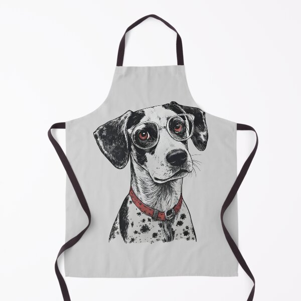 Item preview, Black And White Dog – Quirky Dog Art Illustration designed and sold by Uglyandcute.