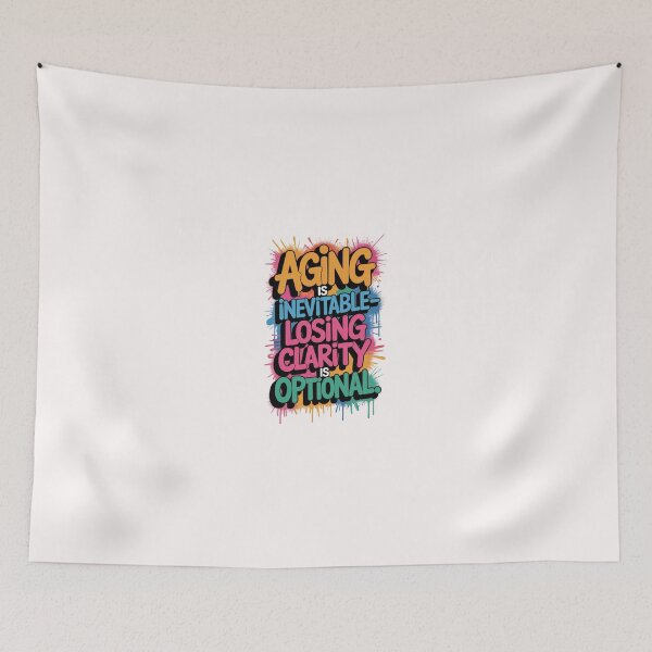 Item preview, Aging is Inevitable Losing Clarity is Optional ver. 4 designed and sold by The Breathtaking You.