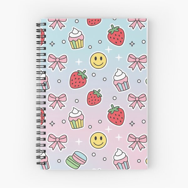 Item preview, Pink Pastel Y2K Aesthetic Smiley Face and Bows Pattern designed and sold by Mizzey Meerkat.